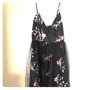 Lulus modern fairytale embroidered floral dress